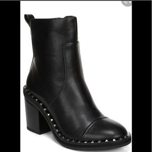 Sam Edelman Circus Frazz Black Studded Boots Size 8